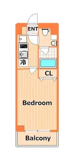 SHOKEN Residence横浜大口【4階】の間取り