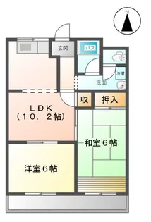 パークヒルズ【2階】の間取り