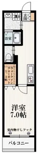 プリステラ国立【3階】の間取り