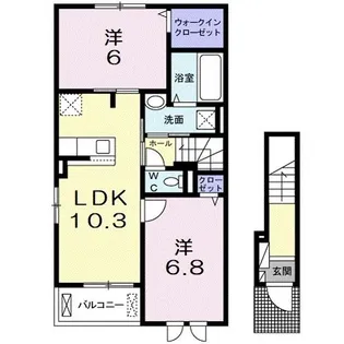 ジャスパーEX・II【2階】の間取り