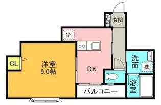レゾン萩中【3階】の間取り