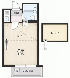 アーバンハイツ沼袋【1階】の間取り