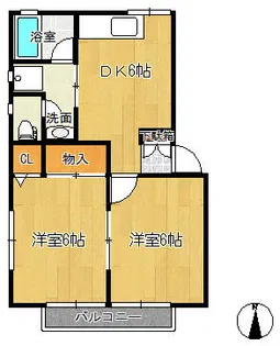 ヒルズメゾン南流山【1階】の間取り