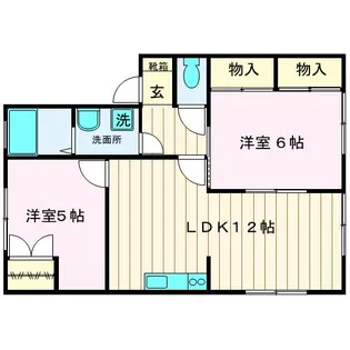 サンヒルズ上合A【1階】の間取り