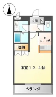 プリオール西野 弐番館【1階】の間取り