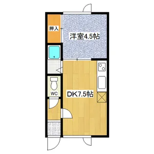 ブルーハイツ【2階】の間取り