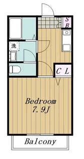 福島県郡山市安積荒井本町【マンション】の間取り