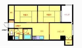 石黒本館ビル【4階】の間取り