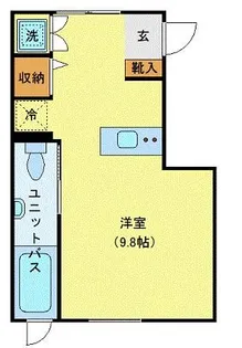 EAST RISE 由比ガ浜B【1階】の間取り