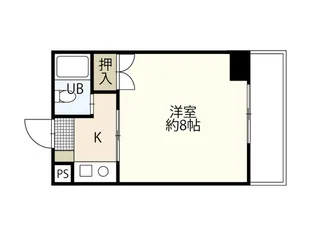 宇品川手ビル【4階】の間取り