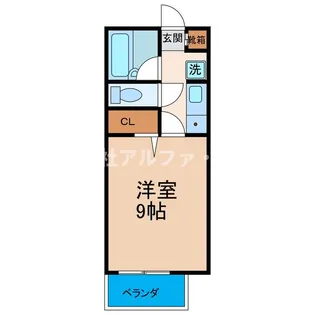 フローレス昭和町【1階】の間取り