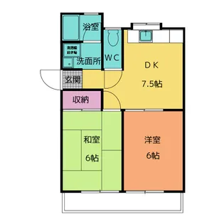 シティコーポ【2階】の間取り