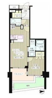 ジオ目黒【1階】の間取り