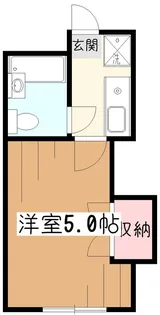 モア鷹の台【1階】の間取り