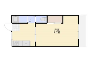梅谷ハイツ【2階】の間取り