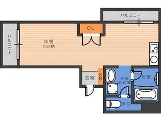 レガーレ長居公園【8階】の間取り