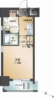 エンクレスト大手門【9階】の間取り