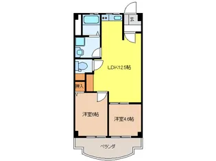林ビル【2階】の間取り
