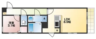 ポリシャス・グランデ【3階】の間取り