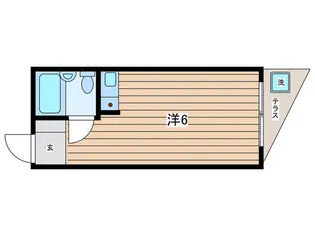 オレンジハウス綱島【1階】の間取り