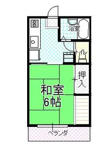 1Kの間取り画像
