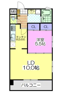 LGA38【3階】の間取り