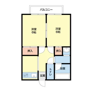グランハイツ桜木【2階】の間取り