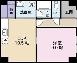 プレタメゾン金沢【1階】の間取り