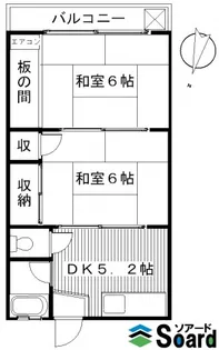 シルクハイツ【1階】の間取り