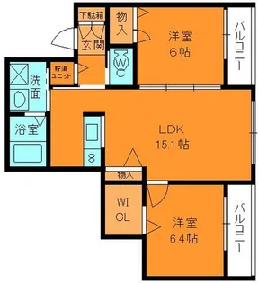 ラウレア【2階】の間取り