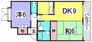 Casa井口C【4階】の間取り