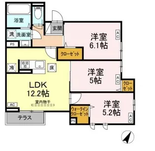 東京都杉並区荻窪1【アパート】の間取り