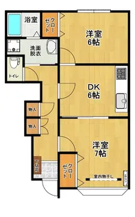 エクセルヴィレッジ【1階】の間取り