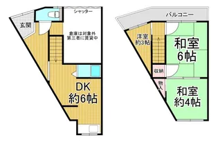 兵庫県尼崎市水堂町2【一戸建】の間取り