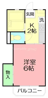 1Kの間取り画像