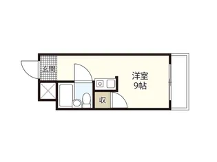 ラフィネ天満【2階】の間取り