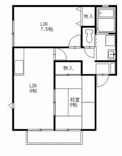 コスモス(石橋)【1階】の間取り