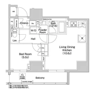 コンフォリア浅草橋【6階】の間取り