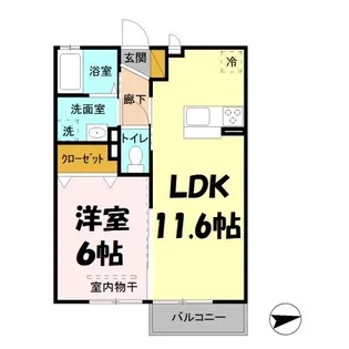 グリーンガーデン【2階】の間取り