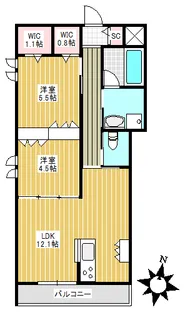 Brodia【2階】の間取り