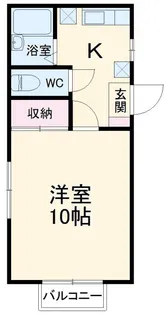 YOUR TOWN O【1階】の間取り
