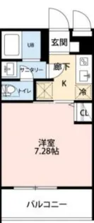東京都福生市本町【マンション】の間取り