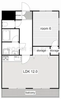 エクスクリエ上脇【4階】の間取り