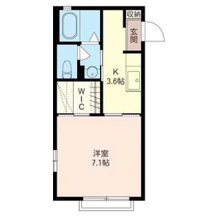 ソレアード湘南【2階】の間取り