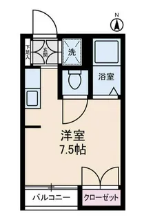 東京都渋谷区幡ヶ谷2【マンション】の間取り