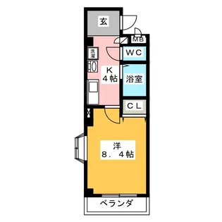 ハイツうみ【2階】の間取り