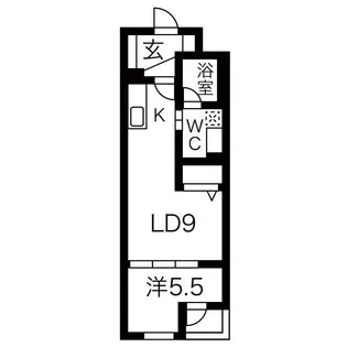コンフォート盛岡【4階】の間取り