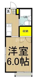 東京都小平市上水南町4【アパート】の間取り