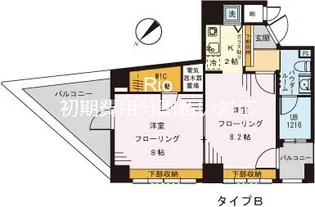 東京都新宿区新宿7【マンション】の間取り