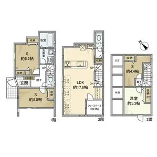 東京都品川区西五反田4【一戸建】の間取り